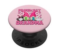 Proud Cat Grandma For Kittten Mom with Cute Cats Funny GNOME PopSockets PopGrip Adhesivo