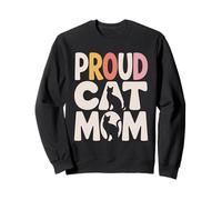 Proud Cat Mom Cats Dueño Sudadera