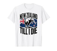 Proud Cheer Kiwi Nueva Zelanda Till I Die Country Favorite Camiseta
