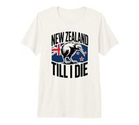 Proud Cheer Kiwi Nueva Zelanda Till I Die Country Favorite Camiseta Premium