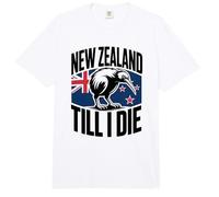 Proud Cheer Kiwi Nueva Zelanda Till I Die Country Favorite Comfort Colors Adult Heavyweight T-Shirt