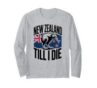Proud Cheer Kiwi Nueva Zelanda Till I Die Country Favorite Manga Larga