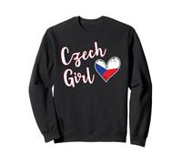 Proud Czech Girl Czech Republic Flag Czech Girlfriend Wife Sudadera