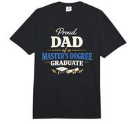Proud Dad of a Master's Degree Graduate Graduation Comfort Colors Adult Heavyweight T-Shirt