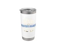 Proud Dad of a Master's Degree Graduate Graduation Vaso térmico de acero inoxidable de doble pared