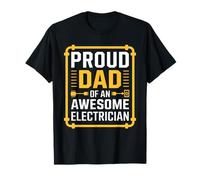 Proud Dad Of An Awesome Electrician Camiseta