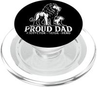Proud Dad Protector Guide Hero Lion PopSockets PopGrip para MagSafe