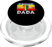 Proud Dada Dad LGBTQ Rainbow Flag LGBT Pride Month PopSockets PopGrip para MagSafe
