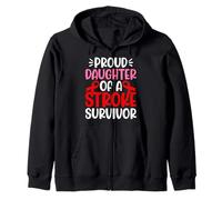 Proud Daughter of A Stroke Survivor Support Ribbon Sudadera con Capucha