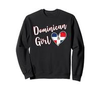 Proud Dominican Girl Dominican Republic Flag Girlfriend Wife Sudadera