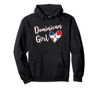 Proud Dominican Girl Dominican Republic Flag Girlfriend Wife Sudadera con Capucha