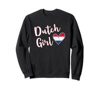 Proud Dutch Girl Netherlands Flag Dutch Girlfriend Wife Sudadera