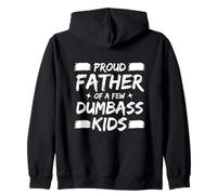 Proud Father of A Few Dumbass Kids Father's Day Sudadera con Capucha