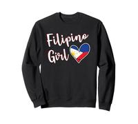 Proud Filipino Girl Philippines Flag Girlfriend Wife Sudadera