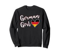 Proud German Girl Germany Flag German Girlfriend Wife Sudadera