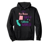 Proud Girl Design Solo una Chica de Nuevo México en California Sudadera con Capucha