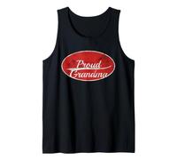 Proud Grandma Vintage Varsity Athletic Style Camiseta sin Mangas