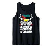 Proud Husband of Beautiful Mozambican Wife Mozambique Flag Camiseta sin Mangas