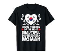 Proud Husband of Beautiful South Korean Wife South Korea Camiseta