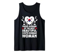 Proud Husband of Beautiful South Korean Wife South Korea Camiseta sin Mangas