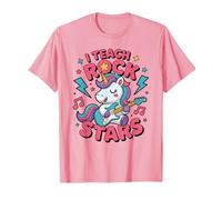 Proud I Teach Rock Stars Teacher Band Camp 1er 2º 3er Grado Camiseta