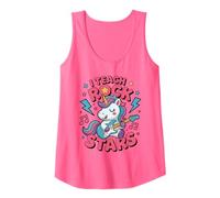 Proud I Teach Rock Stars Teacher Band Camp 1er 2º 3er Grado Camiseta sin Mangas