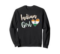 Proud Indian Girl India Flag Indian Girlfriend Wife Sudadera