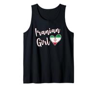 Proud Iranian Girl Iran Flag Iranian Girlfriend Wife Camiseta sin Mangas