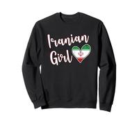 Proud Iranian Girl Iran Flag Iranian Girlfriend Wife Sudadera