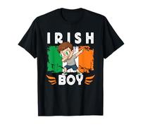 Proud Irish Boy Dab Pose Irish Son Guy Ireland Flag Camiseta