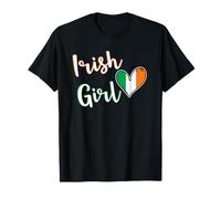 Proud Irish Girl Ireland Flag Irish Girlfriend Wife Camiseta