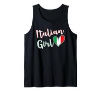 Proud Italian Girl Italy Flag Italian Girlfriend Wife Camiseta sin Mangas