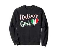Proud Italian Girl Italy Flag Italian Girlfriend Wife Sudadera