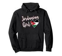 Proud Jordanian Girl Jordan Flag Jordanian Girlfriend Wife Sudadera con Capucha