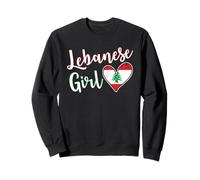 Proud Lebanese Girl Lebanon Flag Lebanese Girlfriend Wife Sudadera