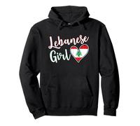 Proud Lebanese Girl Lebanon Flag Lebanese Girlfriend Wife Sudadera con Capucha