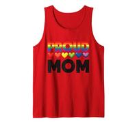 Proud LGBT Mom - Madre Hijo Hija LGBTQ Pride Month Nana Camiseta sin Mangas