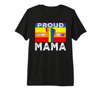Proud Mama LGBTQ Rainbow Flag Mother LGBT Pride Month Camiseta Premium