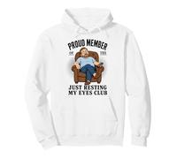 Proud Member Just Resting My Eyes Club Funny Dad Nap Sudadera con Capucha