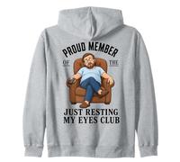 Proud Member Just Resting My Eyes Club Funny Dad Nap Sudadera con Capucha