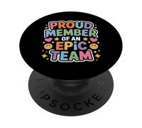 Proud Member of An Epic Team Empleado Apreciación - PopSockets PopGrip Adhesivo