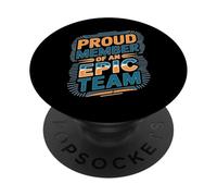 Proud Member Of An Epic Team Empleado Apreciación PopSockets PopGrip Adhesivo