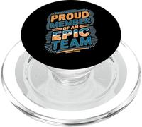 Proud Member Of An Epic Team Empleado Apreciación PopSockets PopGrip para MagSafe