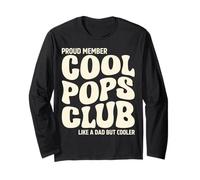 Proud Member of The Cool Pops Club Like a Dad but Cooler Manga Larga