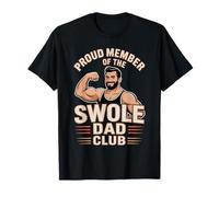 Proud Member of The Swole Dad Club Padre Aptitud - Camiseta
