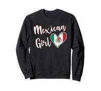 Proud Mexican Girl Mexico Flag Mexican Girlfriend Wife Sudadera