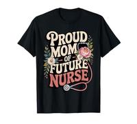 Proud Mom Future Nurse Graduation Nursing Student Camiseta