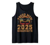 Proud Mom of 2025 Graduate Mother Senior 25 Regalo de graduación Camiseta sin Mangas
