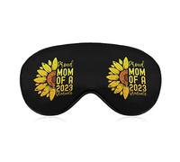 Proud Mom of A 2023 Graduate Sleep Masks Eye Cover Blackout con correa elástica ajustable Night Blindfold para Mujeres Hombres Yoga Travel Nap