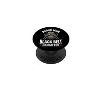 Proud Mom of A Black Belt Daughter PopSockets PopGrip Adhesivo